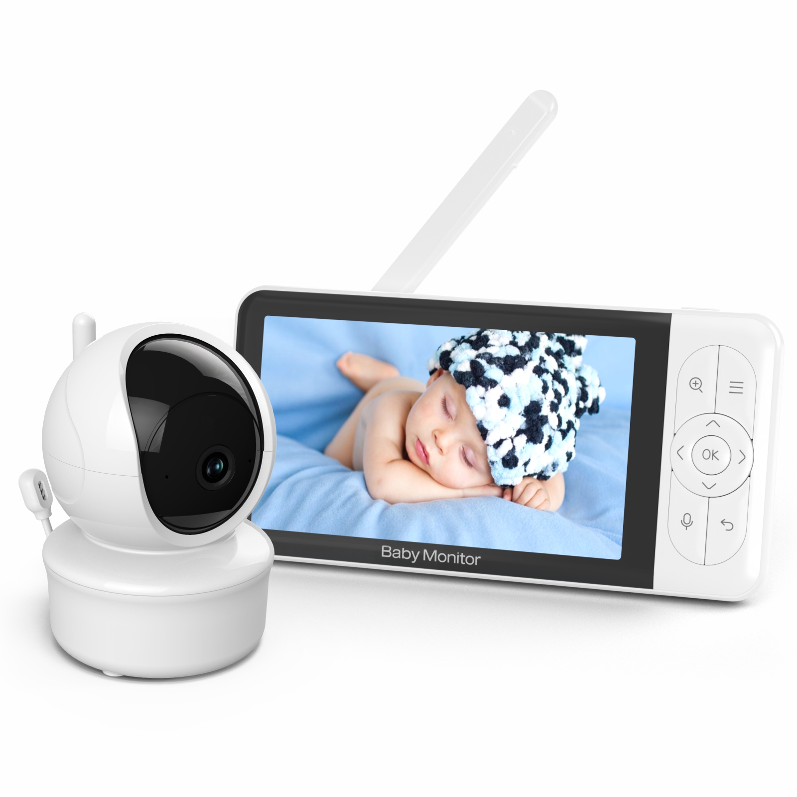 Audio Detect Music - Tuya Wifi Baby Monitor 2.4GH WiFi