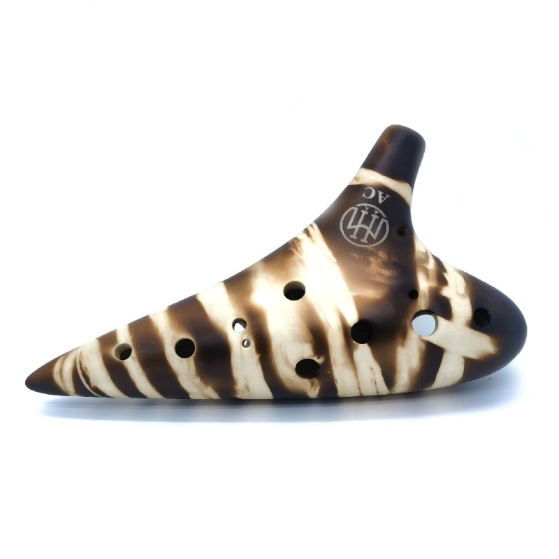 Ocarina Ceramic - 12 Hole Alto C Tone Ocarina