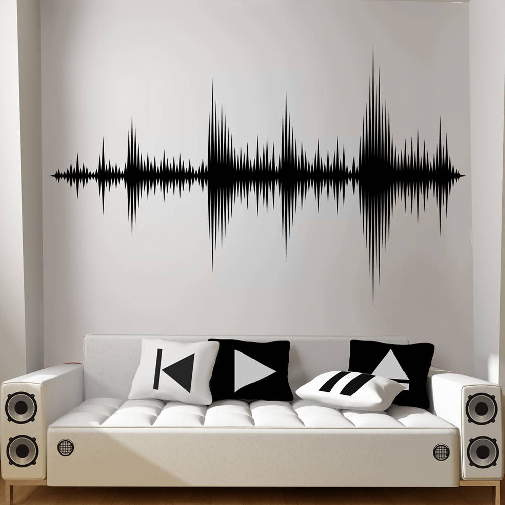 Audio Wave Wall Decal Sound Wa - Audio Music Remover review and price
