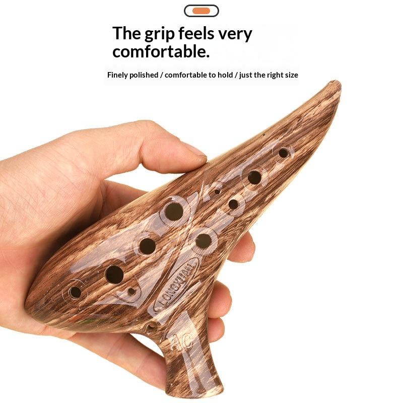 NEW 12 Hole Ocarina Instrument - Ocarina Ceramic review and price