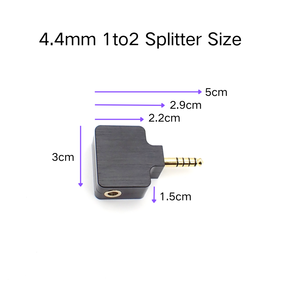 4.4mm Balanced 1-to-2 Aluminum - Audio Music Player review and price
