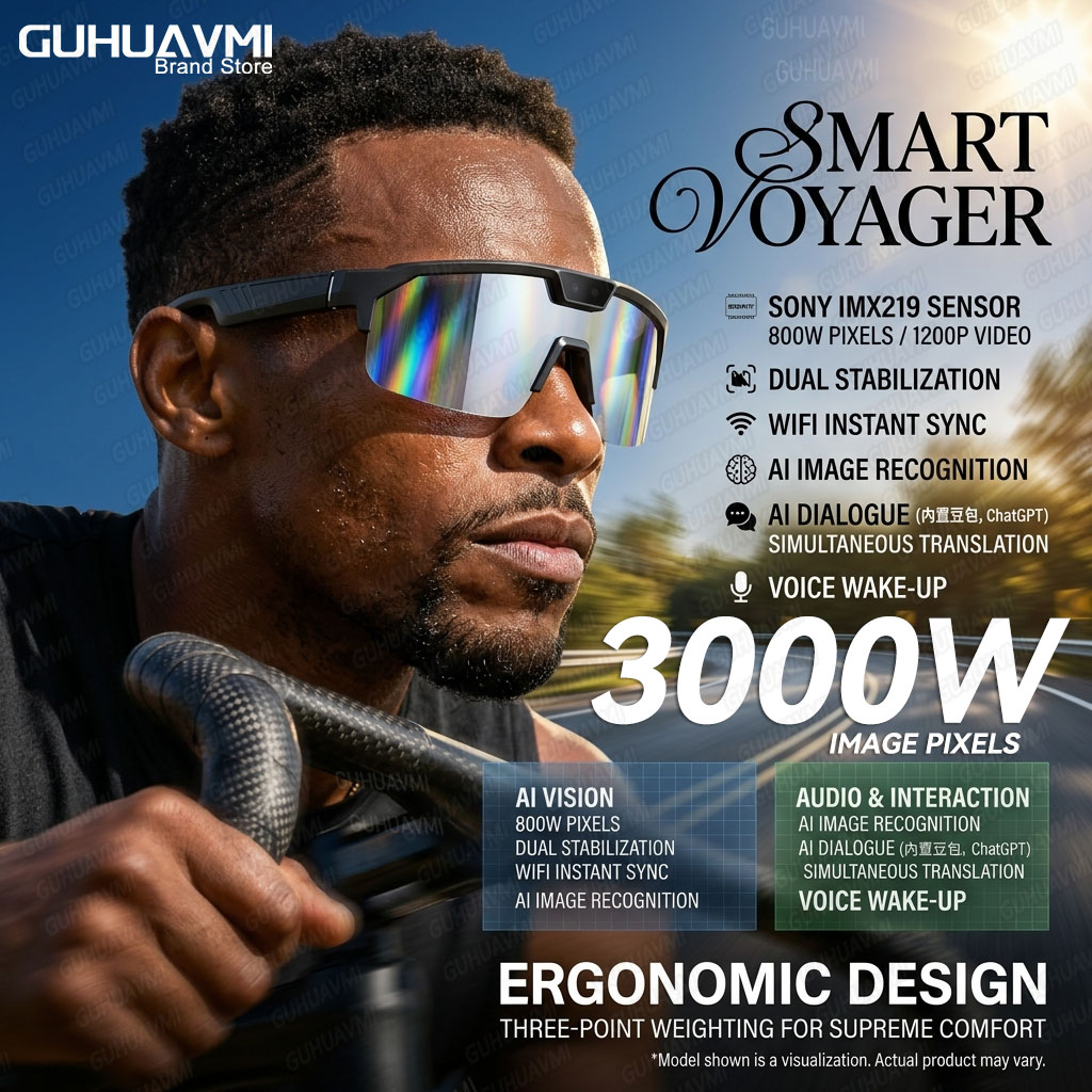 Photochromic Smart Glasses 120 - Audio Music For Video review and price