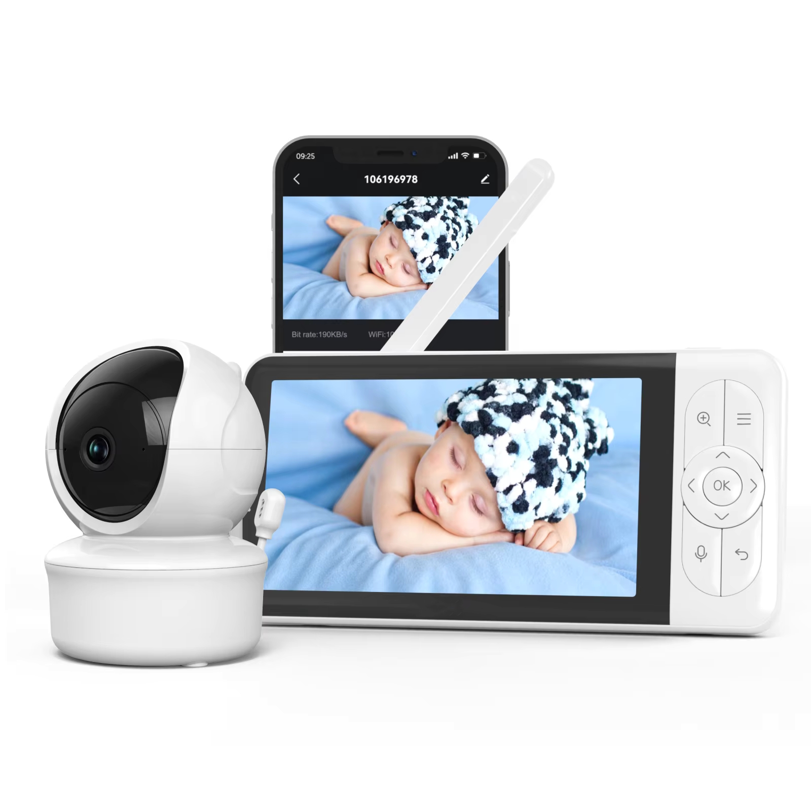 Tuya Wifi Baby Monitor 2.4GH W - Audio Detect Music review and price