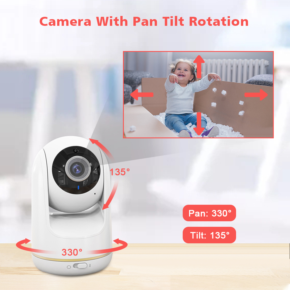 VB803 Baby Monitor 5 Inch 720P - Audio Music For Video review and price