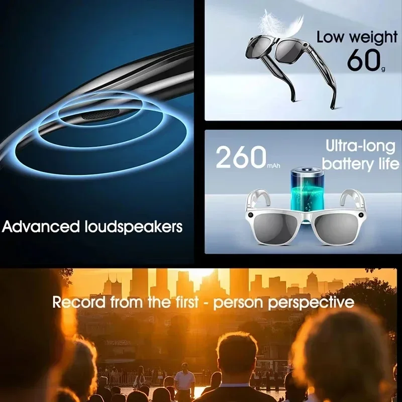 8K Vision AI Eyeglasses Built- - Audio Music For Video review and price