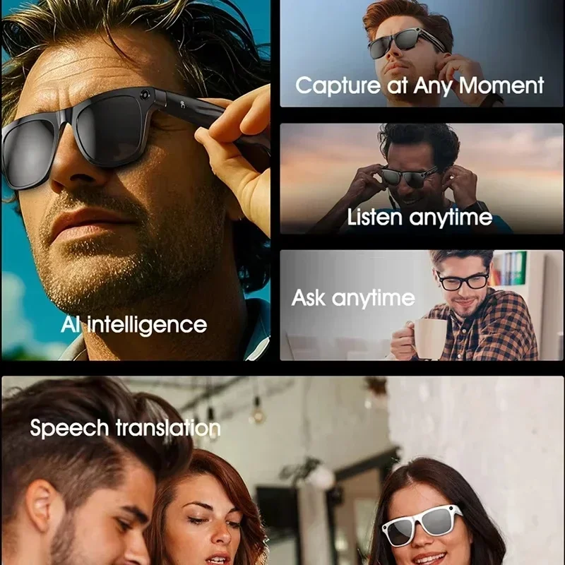 8K Vision AI Eyeglasses Built- - Audio Music For Video review and price