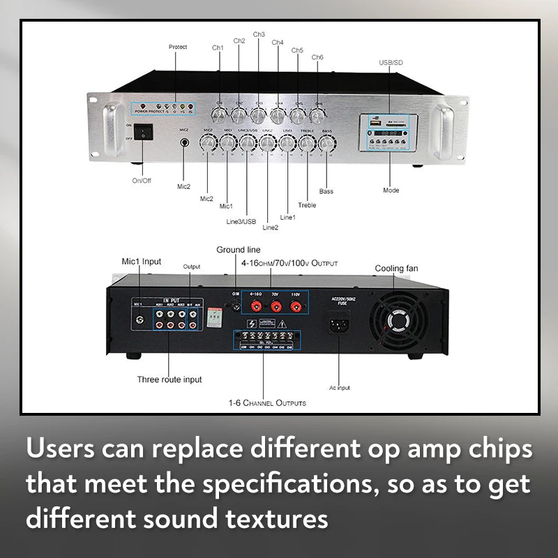 800W Professional Power Amplif - Audio Music Hall review and price