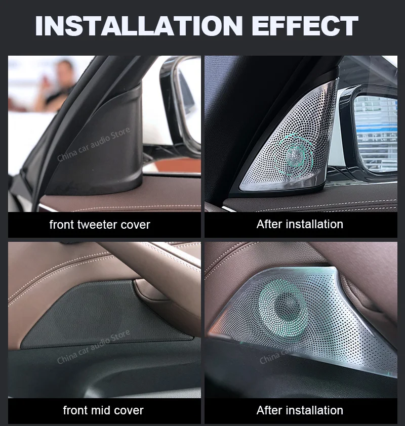 LED Car Speaker Tweeter Cover  - Audio Music Cover review and price
