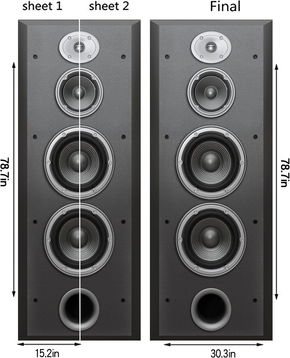 Speaker Door Sticker Music Aud - Audio Music Remover review and price