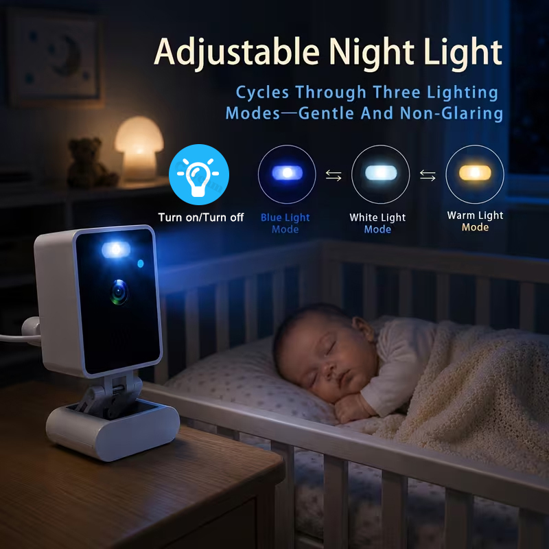 Baby Monitor Wireless Indoor 2 - Audio Detect Music review and price