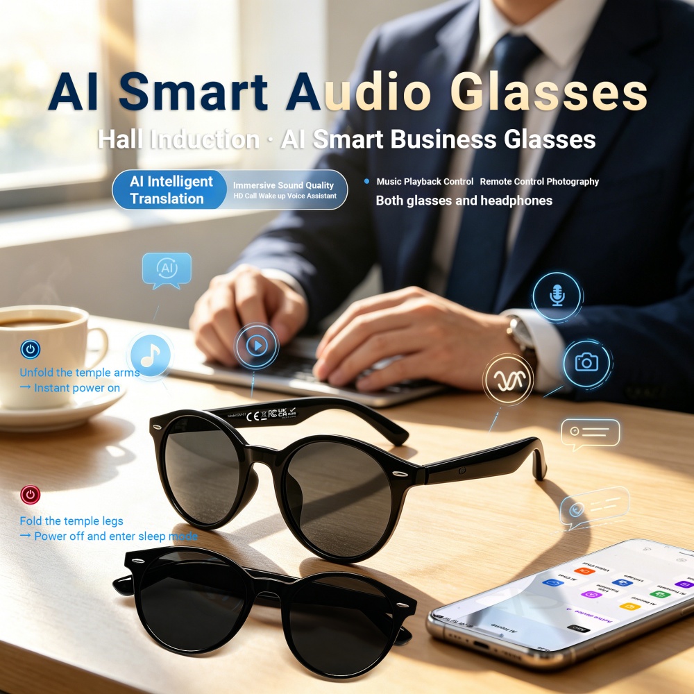 GM81 Fashion AI Smart Audio Gl - Audio Music Hall review and price