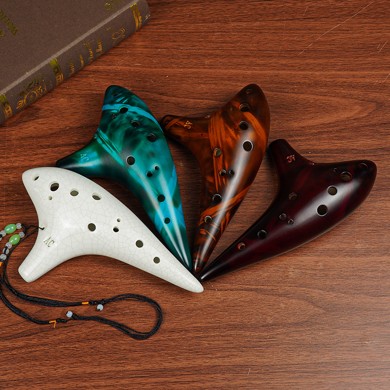 Ceramic Ocarina 12 Hole Alto C - Ocarina Ceramic review and price